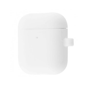 Аксессуар для наушников Airpods2 Silicone Case Slim with Carbine Luminiscent White