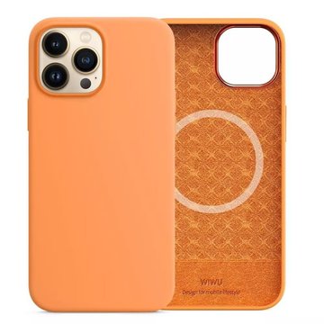 Чехол-накладка Wiwu iPhone 13 Pro Silicone Magneticl Series Case Marigold