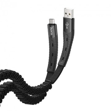 Кабель синхронізації Hoco U78 USB-MicroUSB Cable 1.2m Black
