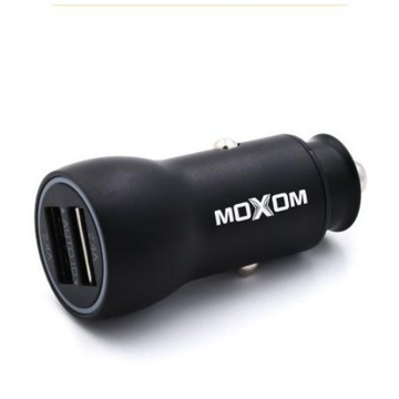 Зарядний пристрій Moxom 2in1 Lightning 2USB (MX-VC04) Metal Black