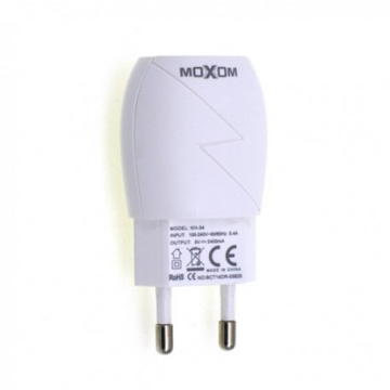Зарядний пристрій Moxom 2in1 micro 1USB (KH-34) White