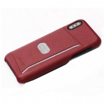 Чехол-накладка G-Case iPhone X Jazz Series with Card Slot Red