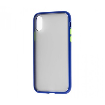 Чехол-накладка LikGus iPhone XS MAX Tpu Case Blue