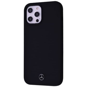 Чехол-накладка Mercedes-Benz iPhone 12/12Pro Silicon Case Black