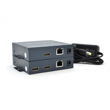 Адаптер и переходник Voltronic (YT-SCPE HDM-200m1080Р/16770) HDMI-RJ-45/DC-jack Black