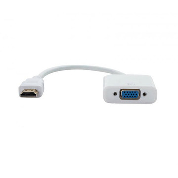 Адаптер і перехідник Merlion HDMI - VGA White (YT-C-HDMI(M)/VGA(F)-W)