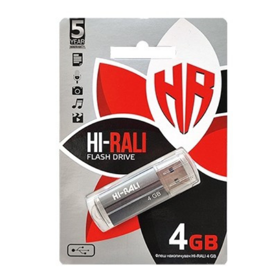 Флеш пам'ять USB Hi-Rali 4 GB Corsair Series Jade (HI-4GBCORNF)