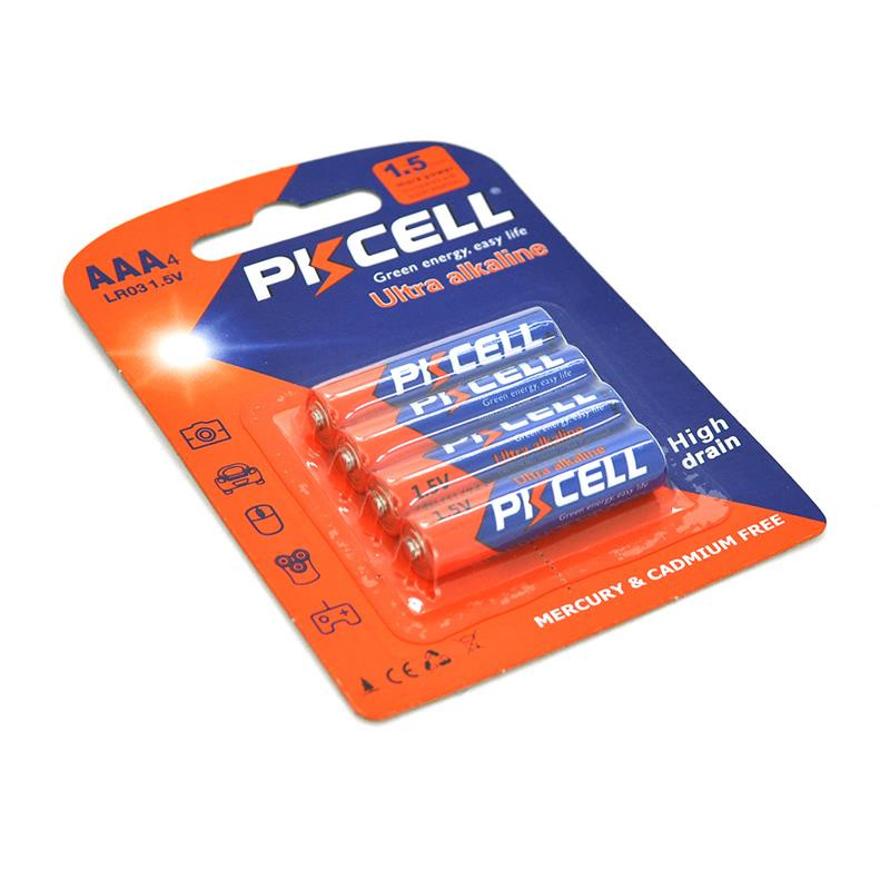 Батарейка PKCELL AA bat Alkaline 4шт Ultra (6942449511928)