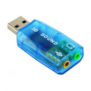 Звуковая карта Dynamode USB-SOUNDCARD2.0 Blue