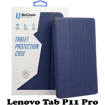 Обложка BeCover Smart for Lenovo Tab P11 Pro Deep Blue (707593)