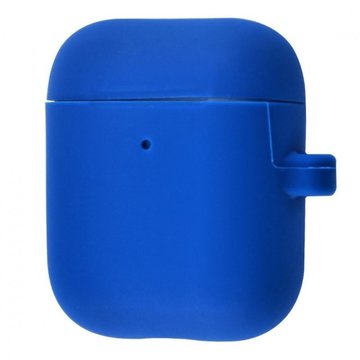 Аксесуар для навушників Airpods1/2 Silicone Case New with Carbine Blue Cobalt