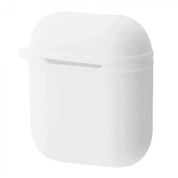 Аксесуар для навушників Airpods1/2 Silicone Case Shock-proof White