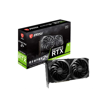 Видеокарта MSI GeForce RTX3070 8GB GDDR6 VENTUS 2X OC LHR (RTX3070VENTUS2X8GOCLHR)