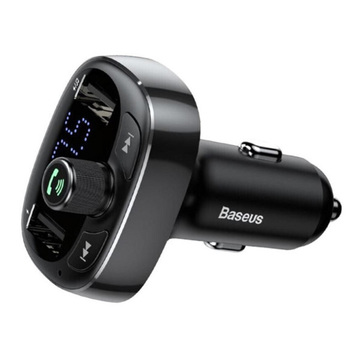 Зарядний пристрій Baseus S-09 Bluetooth FM Launcher 2.4A Black