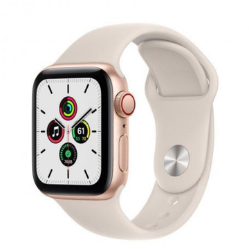 Смарт-часы Apple Watch SE GPS + Cellular 40mm Gold Aluminum Case w. Starlight S. Band (MKQN3)