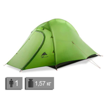 Палатка и аксессуар 3F Ul Gear ZhengTu 1 Green (Zh15D4S)
