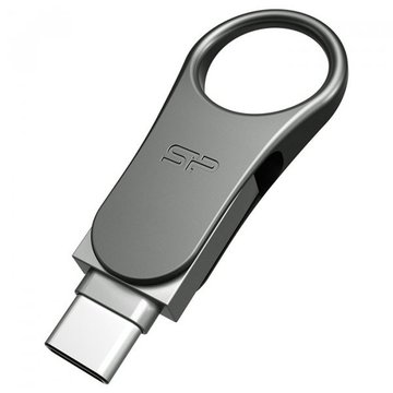 Флеш пам'ять USB Silicon Power Mobile C80 64 GB USB 3.0, Type-C, Silver