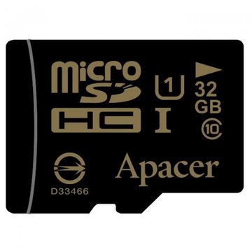 Карта пам'яті  Apacer microSDHC 32GB UHS-I U1 + adapter