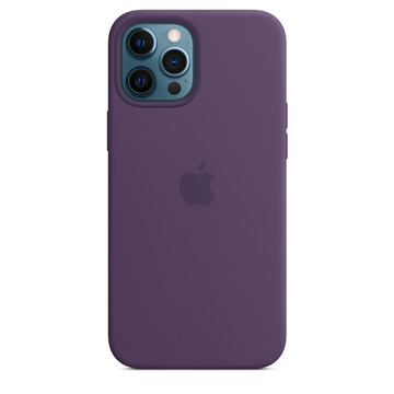 Чехол-накладка Apple Sillicon Case MagSafe for iPhone 12 Pro Max (Amethyst)