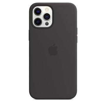 Чехол-накладка Apple Sillicon Case MagSafe for iPhone 12/12 Pro (Black)