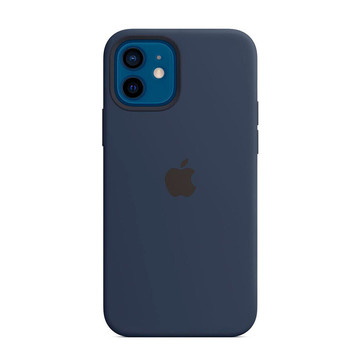 Чехол-накладка Apple Sillicon Case MagSafe for iPhone 12/12 Pro (Deep navy)