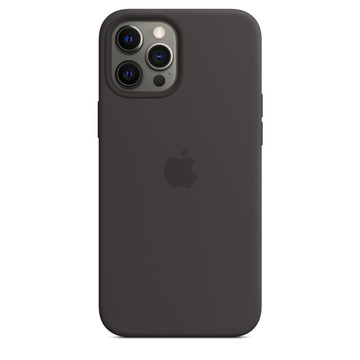 Чехол-накладка Apple Sillicon Case MagSafe for iPhone 12 Pro Max (Black)