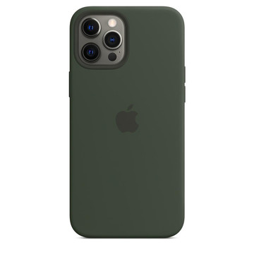 Чехол-накладка Apple Sillicon Case MagSafe for iPhone 12 Pro Max (Cyprus Green)