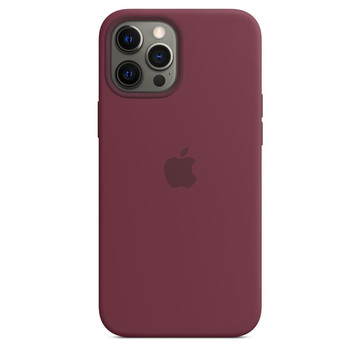 Чохол-накладка Apple Sillicon Case for iPhone 12 Pro Max Plum