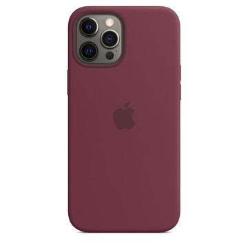 Чехол-накладка Apple Sillicon Case for iPhone 12 Pro Max Plum