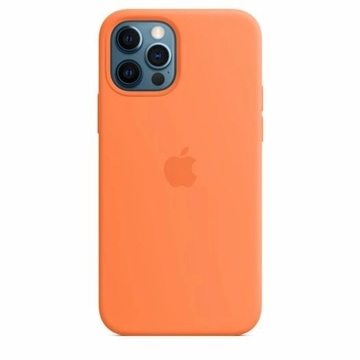 Чехол-накладка Apple Sillicon Case MagSafe for iPhone 12/12 Pro (Kumquat)