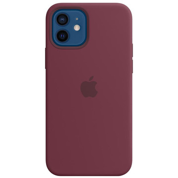 Чехол-накладка Apple Sillicon Case MagSafe for iPhone 12/12 Pro (Plum)