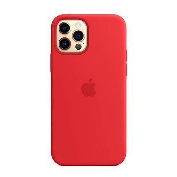 Чехол-накладка Apple Sillicon Case MagSafe for iPhone 12/12 Pro (Red)
