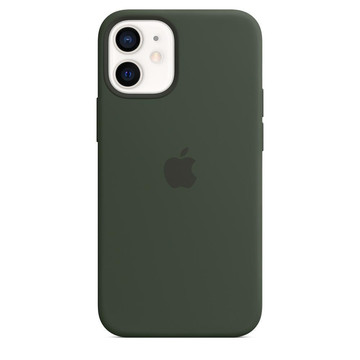 Чохол-накладка Apple Sillicon Case MagSafe for iPhone 12 Mini (Cyprus Green)