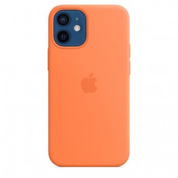 Чохол-накладка Apple Sillicon Case MagSafe for iPhone 12 Mini (Kumquat)