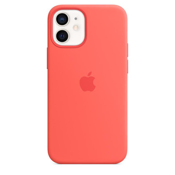 Чехол-накладка Apple Sillicon Case MagSafe for iPhone 12 Mini (Pink Citrus)