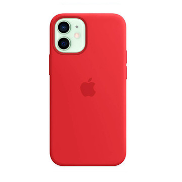 Чехол-накладка Apple Sillicon Case MagSafe for iPhone 12 Mini (Red)