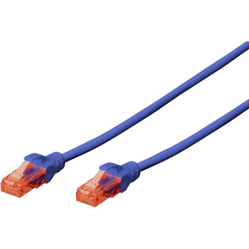 Патч-корд DIGITUS CAT 6 UTP 2м AWG 26/7 Cu LSZH Blue