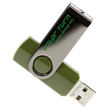 Флеш память USB 64GB Team Color Turn E902 Green (TE90264GG01)