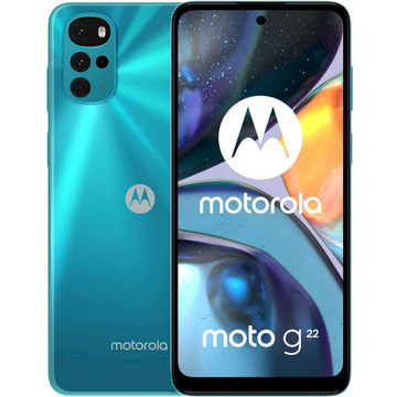 Смартфон Motorola Moto G22 4/64GB Dual Sim Iceberg Blue (PATW0030UA)