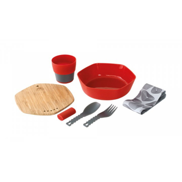 Посуд для відпочинку та туризму Robens Leaf Meal Kit Fire Red (929209)