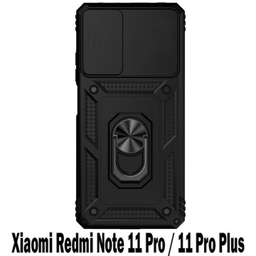 Чехол-книжка BeCover Military for Xiaomi Redmi Note 11 Pro/11 Pro Plus Black (707421)