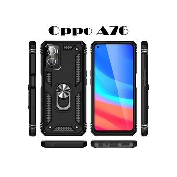 Чохол-накладка BeCover Military Oppo A76/A96 Black (707405)