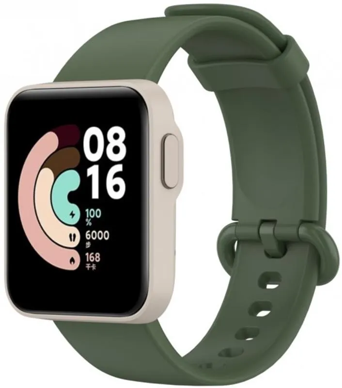 Ремінець для фітнес браслета BeCover for Xiaomi Mi Watch Lite/Watch 2/Watch 2 Lite Dark Green (707645)
