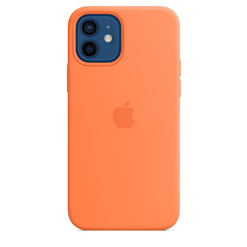 Чехол-накладка Apple iPhone 12/12 Pro Silicon Case with MagSafe - Kumquat MHKY3