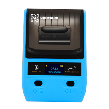 Принтеры этикеток UKRMARK AT 10EW USB Bluetooth NFC blue (UMDP23BL)