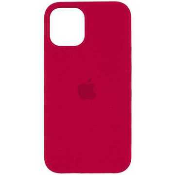Чехол-накладка Apple Sillicon Case Copy for iPhone 12 6,1" Rose Red