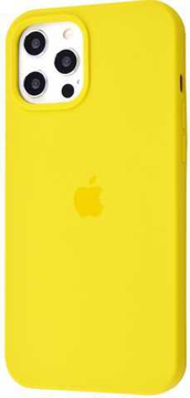 Чохол-накладка Apple Sillicon Case Copy for iPhone 13 Pro Canary yellow