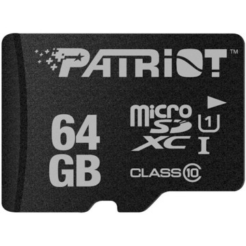 Карта памяти PATRIOT 64GB UHS-I Class 10 LX (PSF64GMDC10)