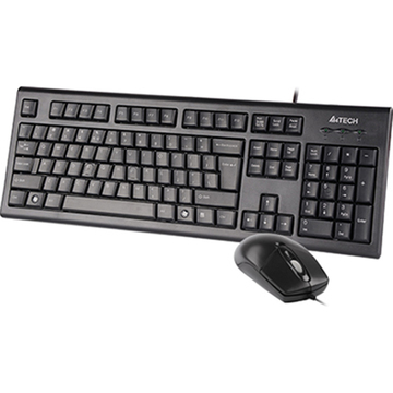 Комплект (клавіатура і мишка) A4Tech KRS-8520D Black