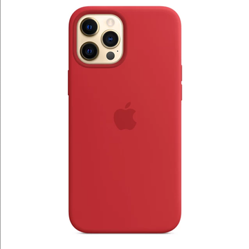 Чехол-накладка Apple Sillicon Case MagSafe for iPhone 12 Pro Max Red